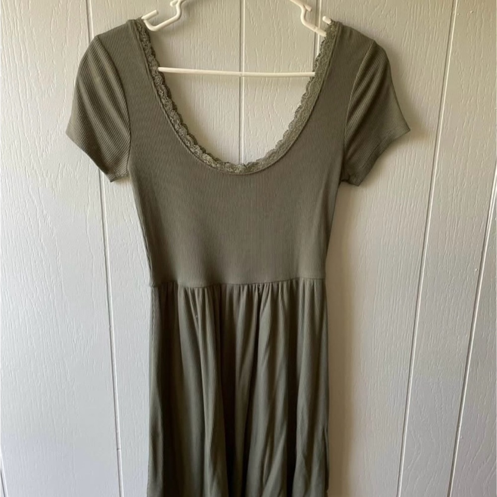 Arizona Jean Company Green Scoop Neck Sundress
